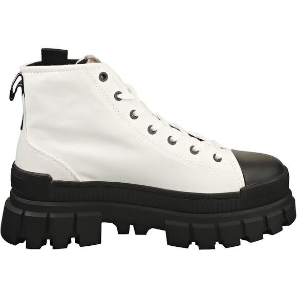 PALLADIUM Women’s Revolt Hi TX Boot In White/Black Sz 8.5 NEW - Picture 3 of 11